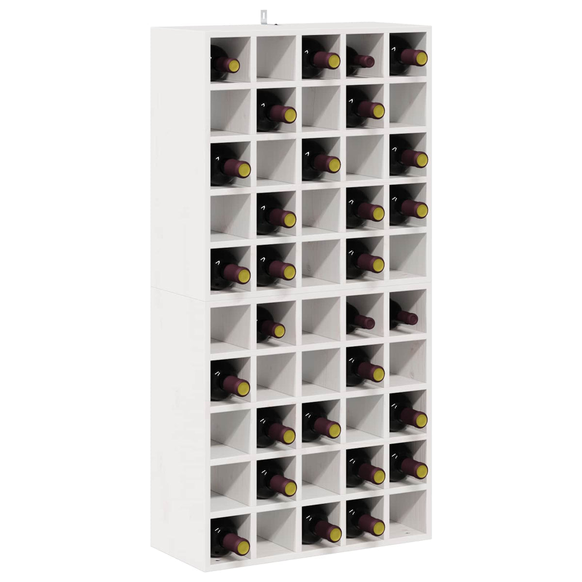 Regał Na Wino 2 Pcs 56 X 25 X 56 Cm Lite Drewno Sosnowe