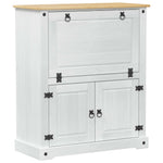 Szafka Na Wino 97 X 45 X 114 Cm Lite Drewno Sosnowe