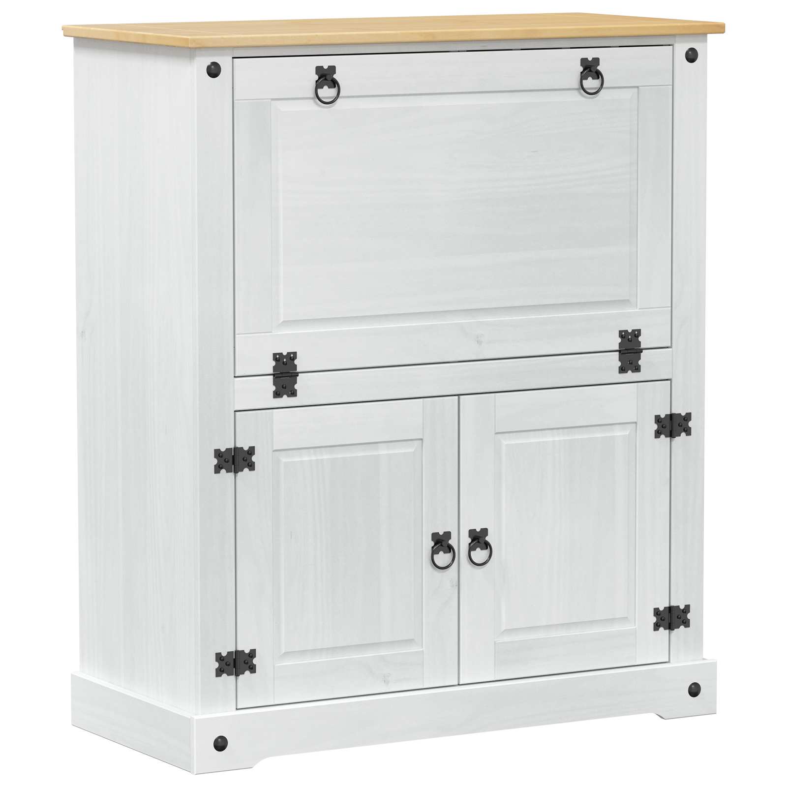 Szafka Na Wino 97 X 45 X 114 Cm Lite Drewno Sosnowe