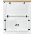 Szafka Na Wino 97 X 45 X 114 Cm Lite Drewno Sosnowe