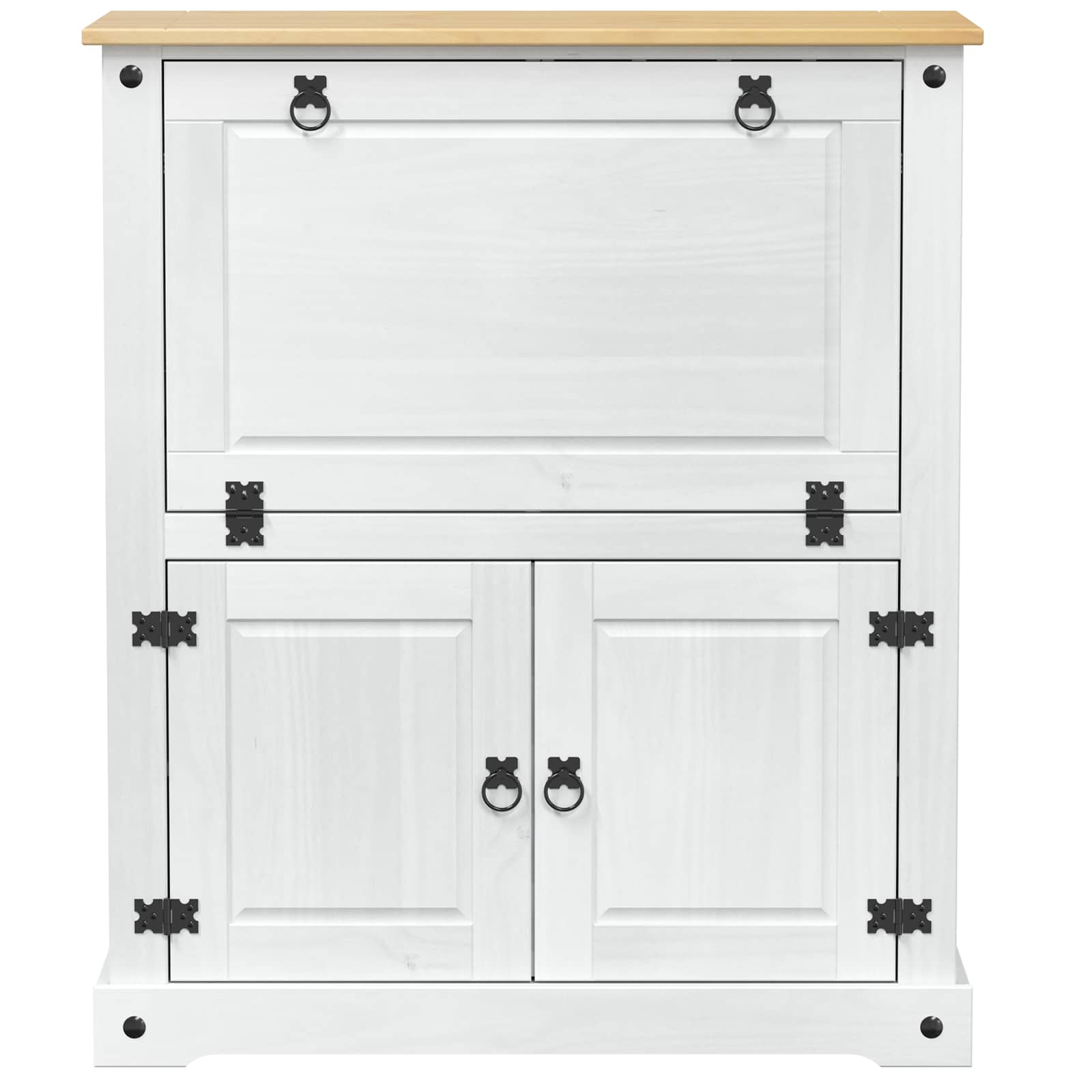 Szafka Na Wino 97 X 45 X 114 Cm Lite Drewno Sosnowe
