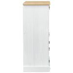 Szafka Na Wino 97 X 45 X 114 Cm Lite Drewno Sosnowe