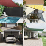 Prostokątny Żagiel Ogrodowy, Tkanina Oxford, , Pomarańcz