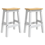 Stołek Barowy 2 Pcs 44 X 30 X 63 Cm