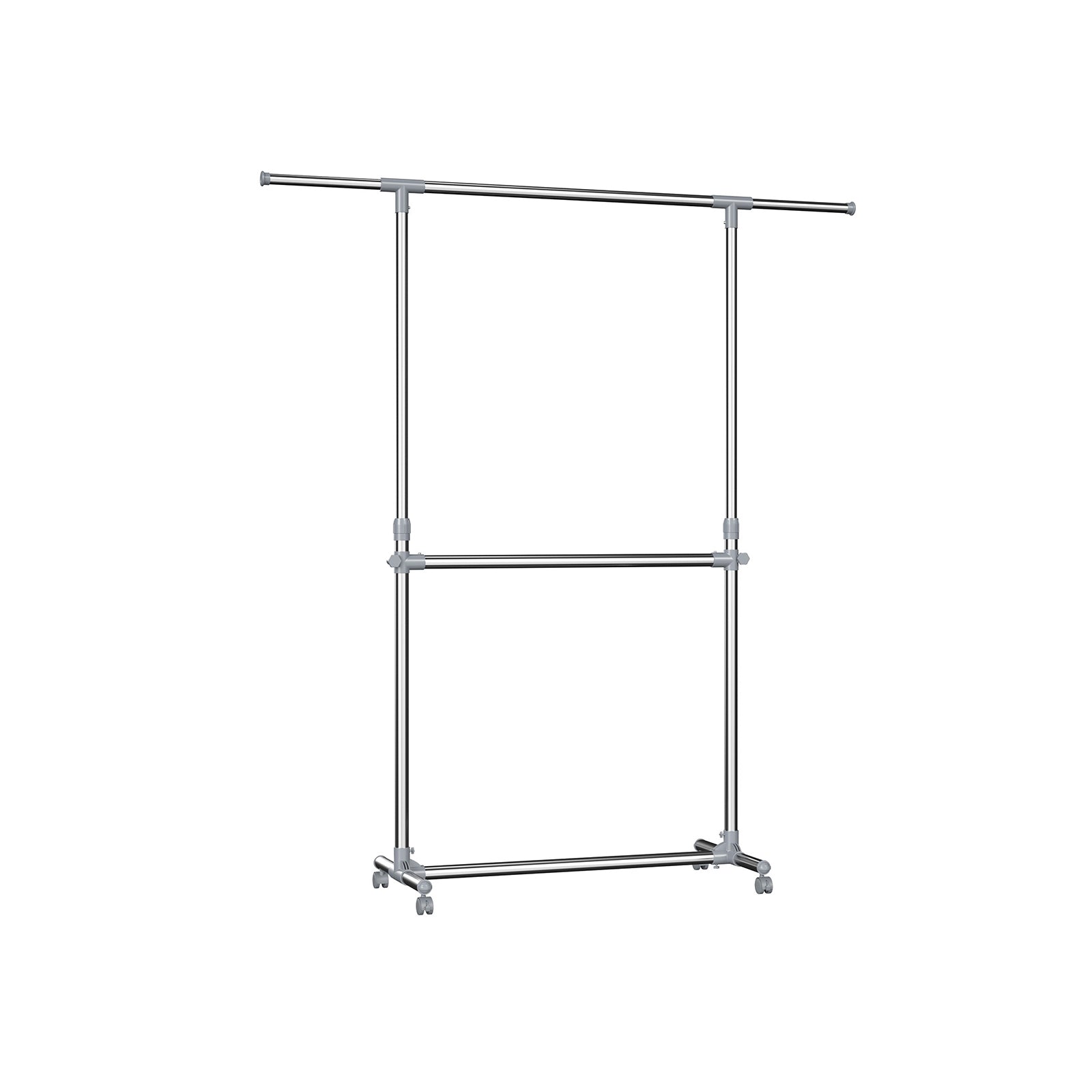 Wieszak stojący, szary, 101 cm