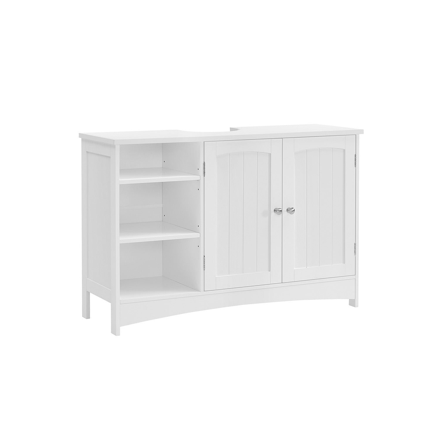 Szafka łazienkowa pod umywalkę, biały, 90 cm