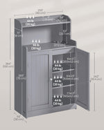 Szafka łazienkowa stojąca, jasnoszary, 60 cm