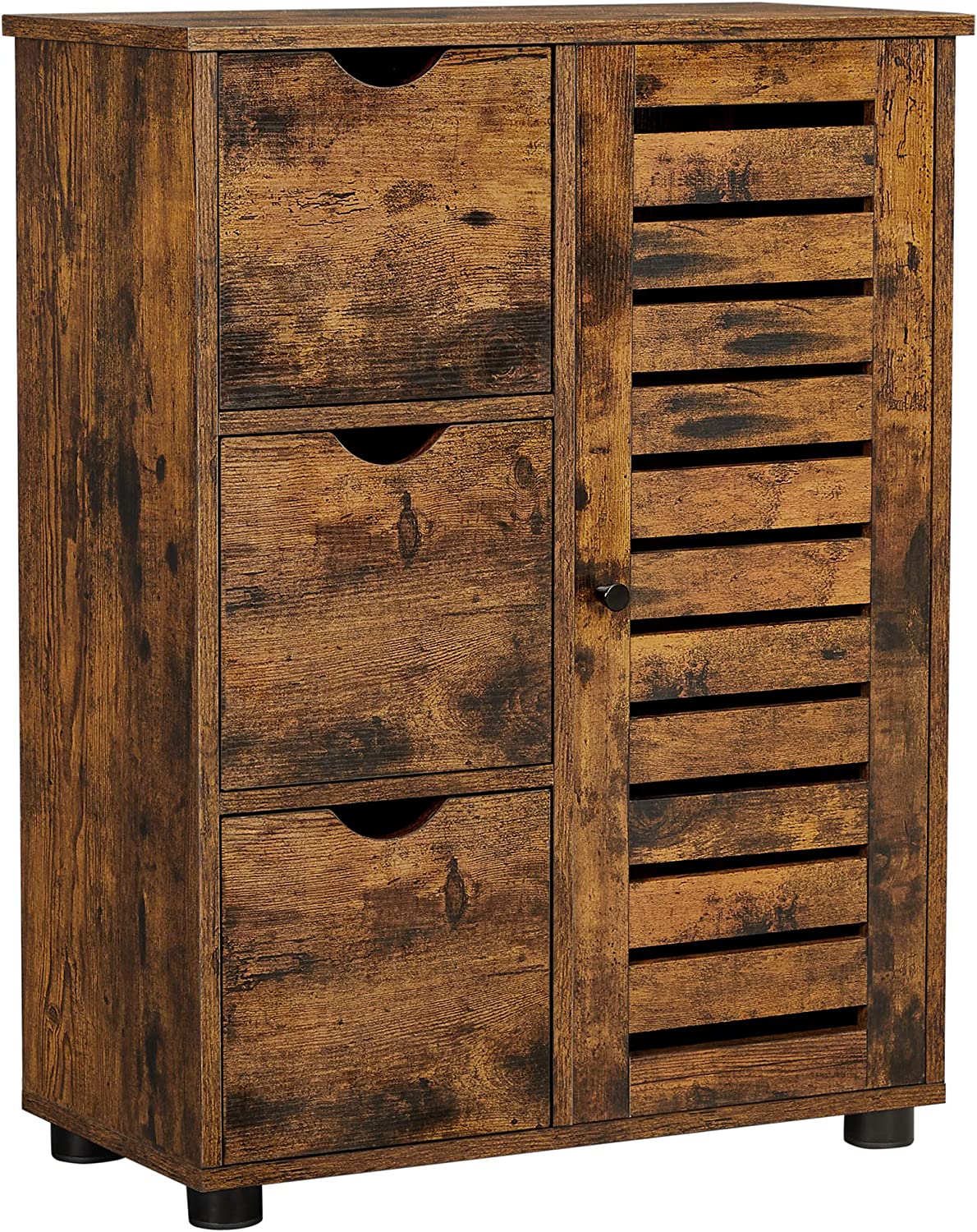 Szafka łazienkowa stojąca, rustykalny brąz, 60 cm