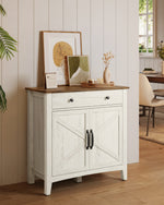 Szafka do przechowywania, rustic white, 80 cm