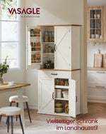Szafka do przechowywania, rustic white, 80 cm
