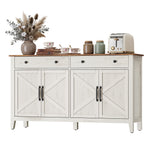 Szafka do przechowywania, rustic white, 140 cm