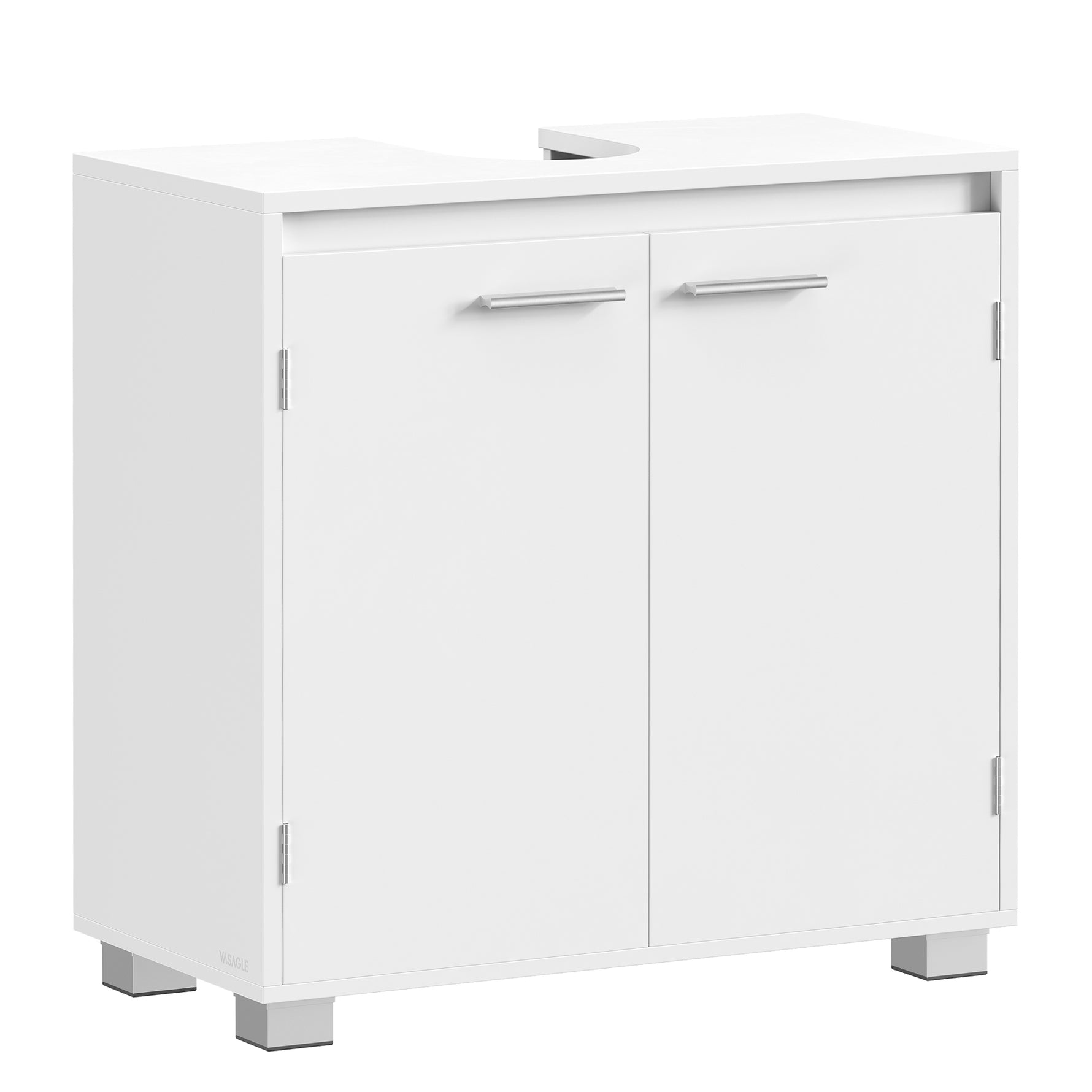 Szafka pod umywalkę, biały, 60 cm