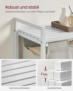 Kosz na pranie, cream white, 50 cm