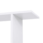 Regał na książki, biały, 70 cm