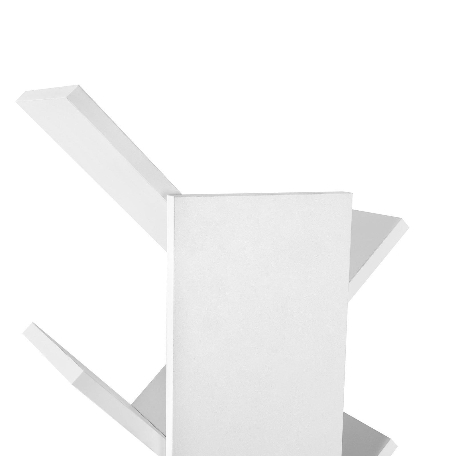 Regał na książki, biały, 50 cm