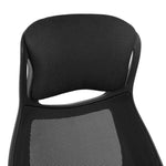 Fotel biurowy, czarny, 56 cm
