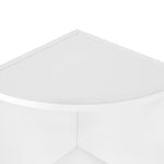 Regał na książki, biały, 129,5 cm