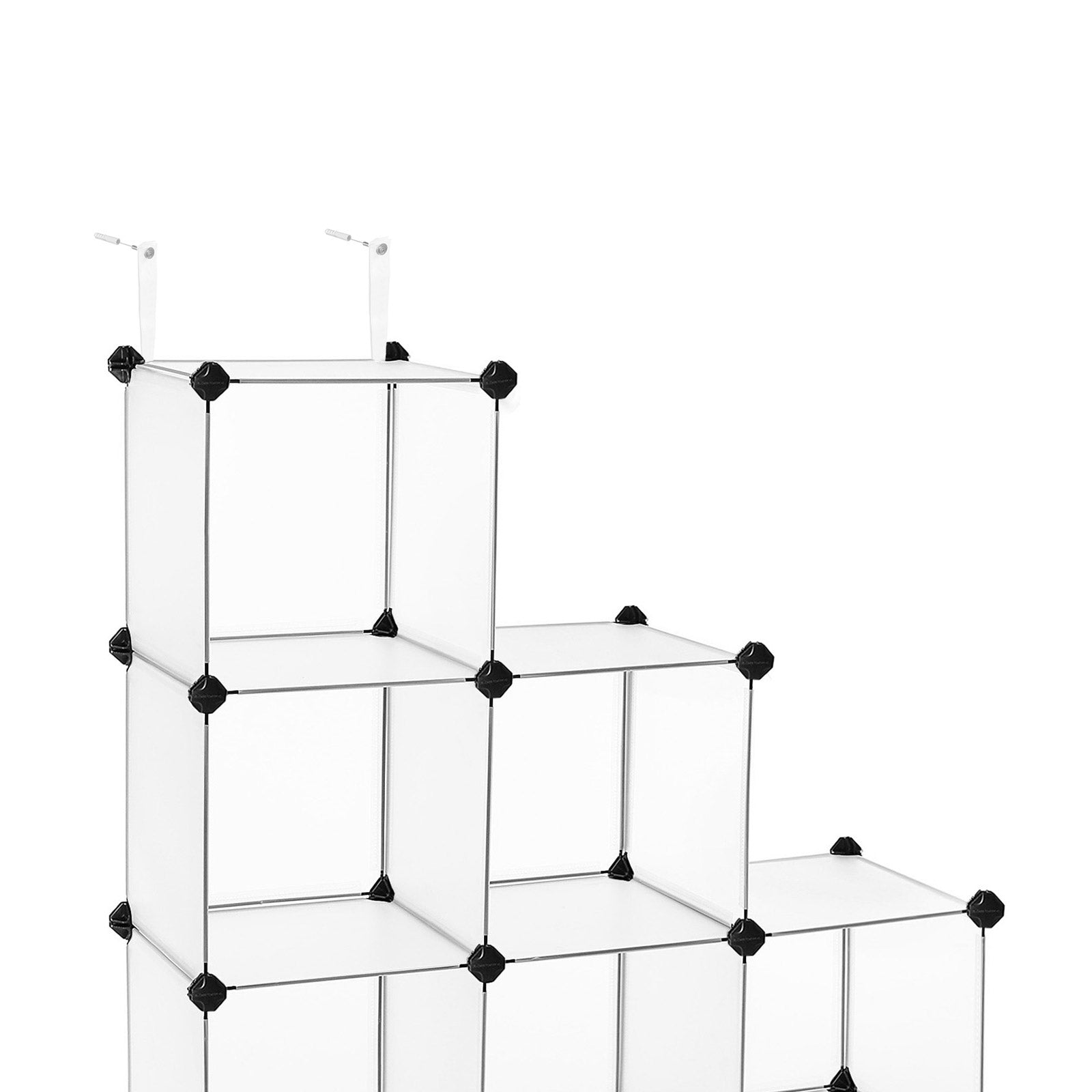 Regał modułowy, biały, 94 cm