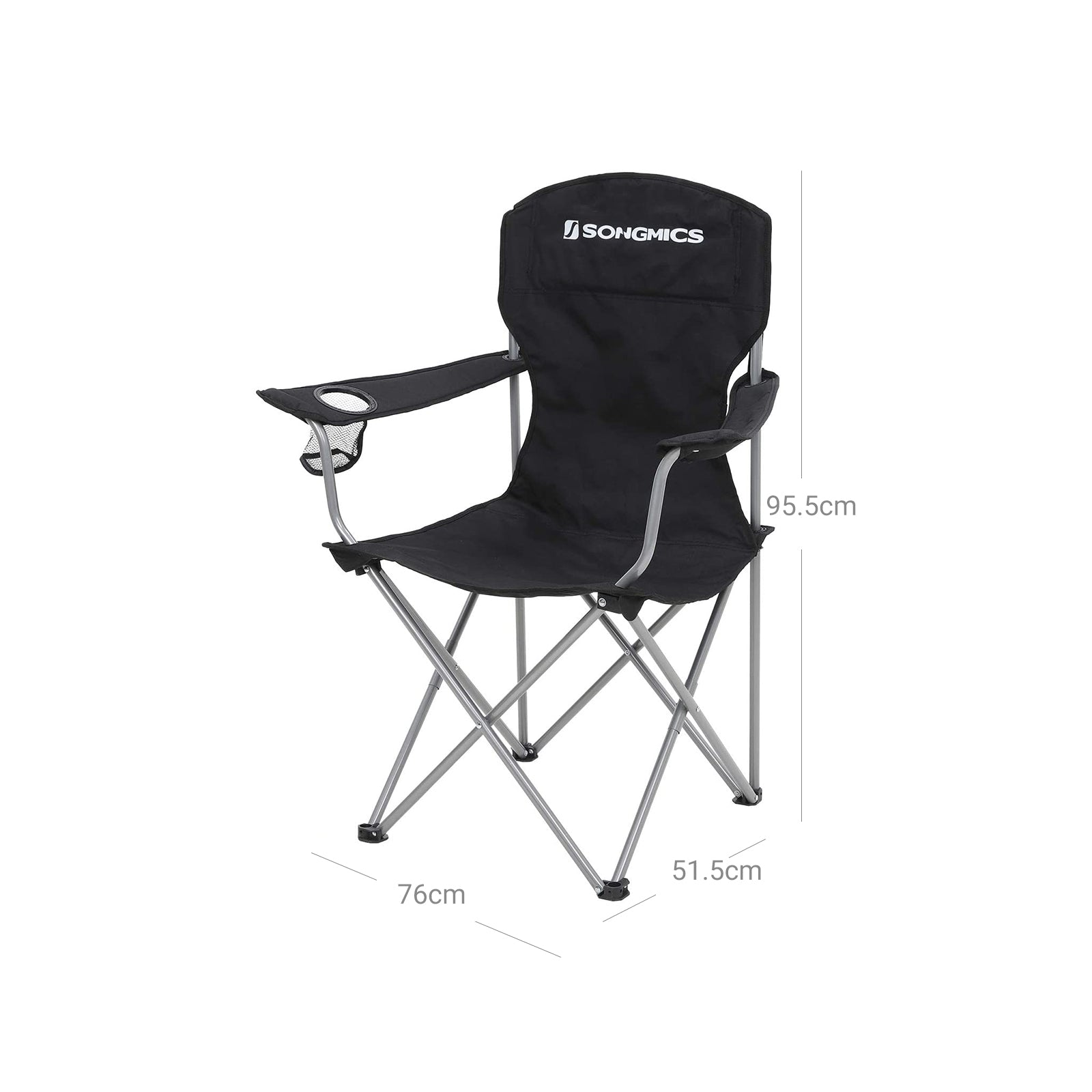 Mebel do domu, czarny, 76 cm