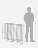 Gabion siatkowy 100×80×30 cm z ocynkowanej stali