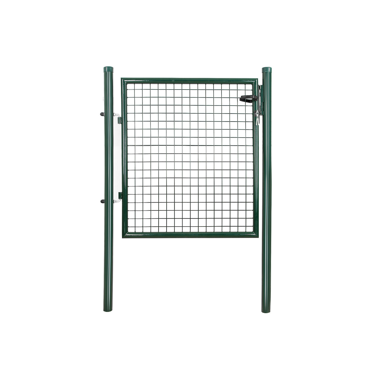 Zamykana brama ogrodowa zielona 106×90 cm