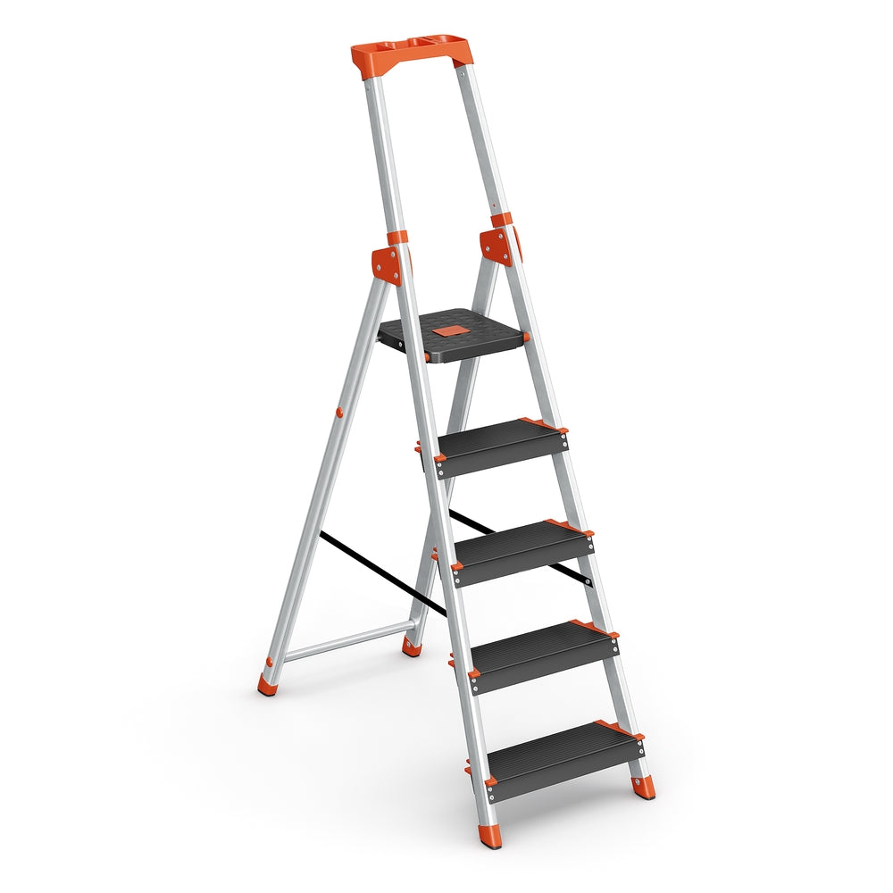 Aluminiowa drabina schodkowa 5 stopni