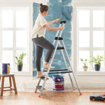 Aluminiowa drabina schodkowa 5 stopni