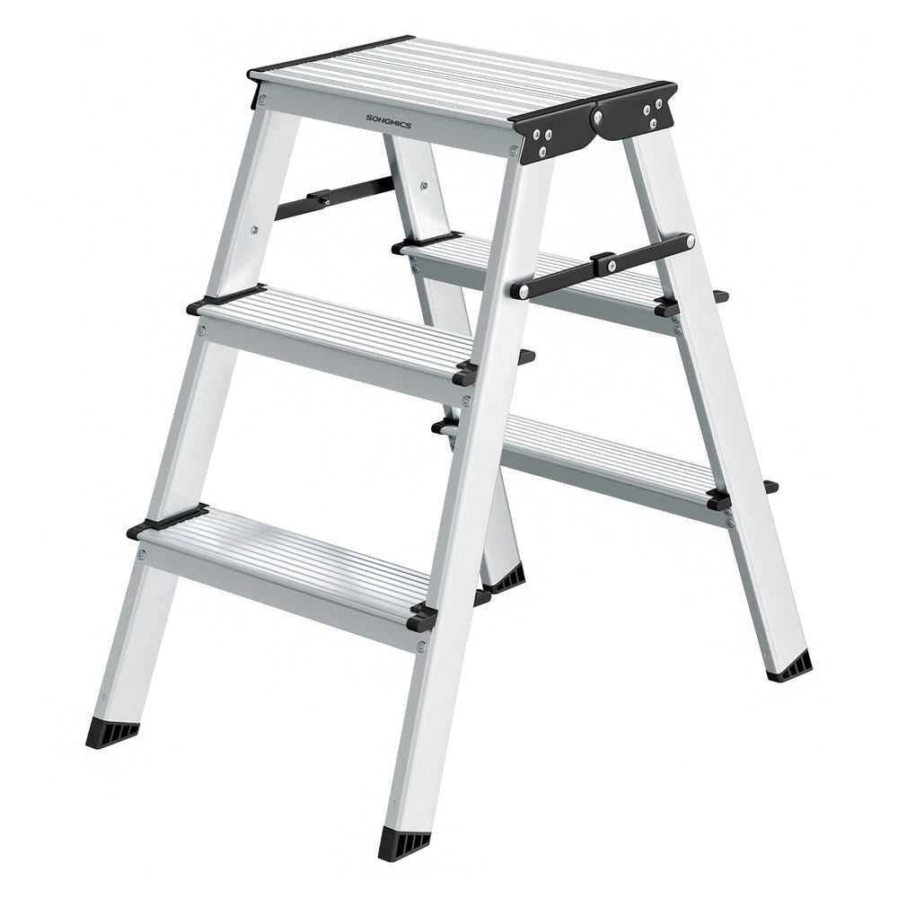 Aluminiowa drabina 3-stopniowa nośność 150 kg