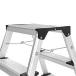 Aluminiowa drabina 3-stopniowa nośność 150 kg