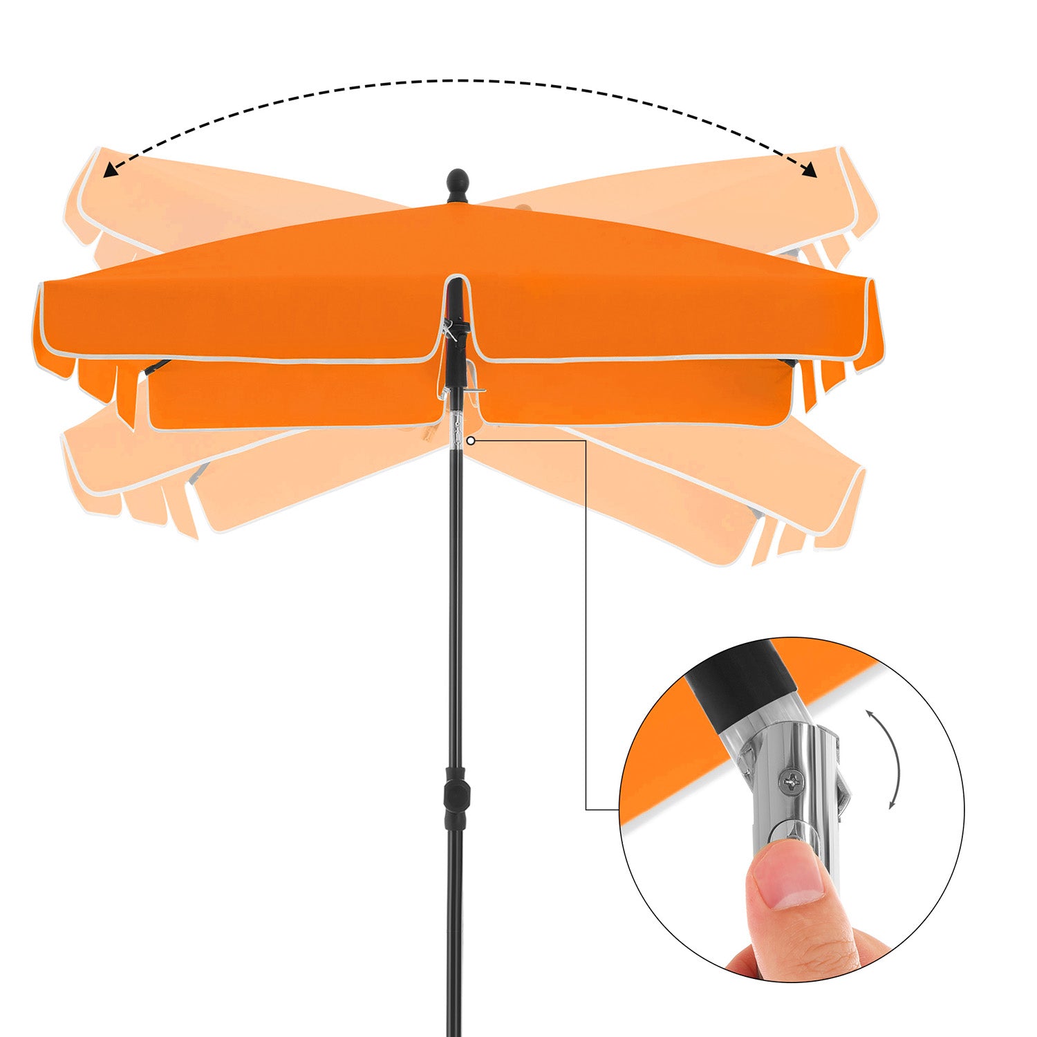 Produkt ogrodowy, orange, 200 cm