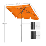 Produkt ogrodowy, orange, 200 cm