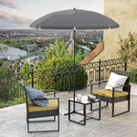 Parasol ogrodowy, szary, 160 cm