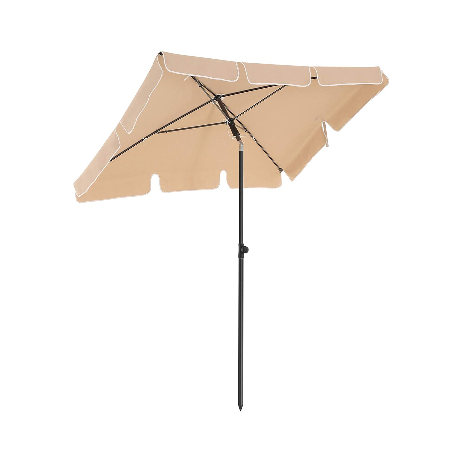 Parasol ogrodowy, khaki, 180 cm