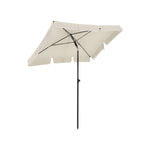 Parasol ogrodowy, biały, 180 cm