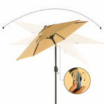Parasol ogrodowy, khaki, 200 cm