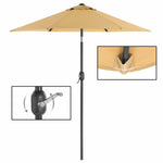 Parasol ogrodowy, khaki, 200 cm