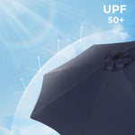 Parasol ogrodowy, quartz blue, 300 cm