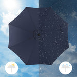 Parasol ogrodowy, quartz blue, 300 cm