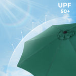 Parasol ogrodowy, celadon, 300 cm