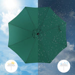 Parasol ogrodowy, celadon, 300 cm