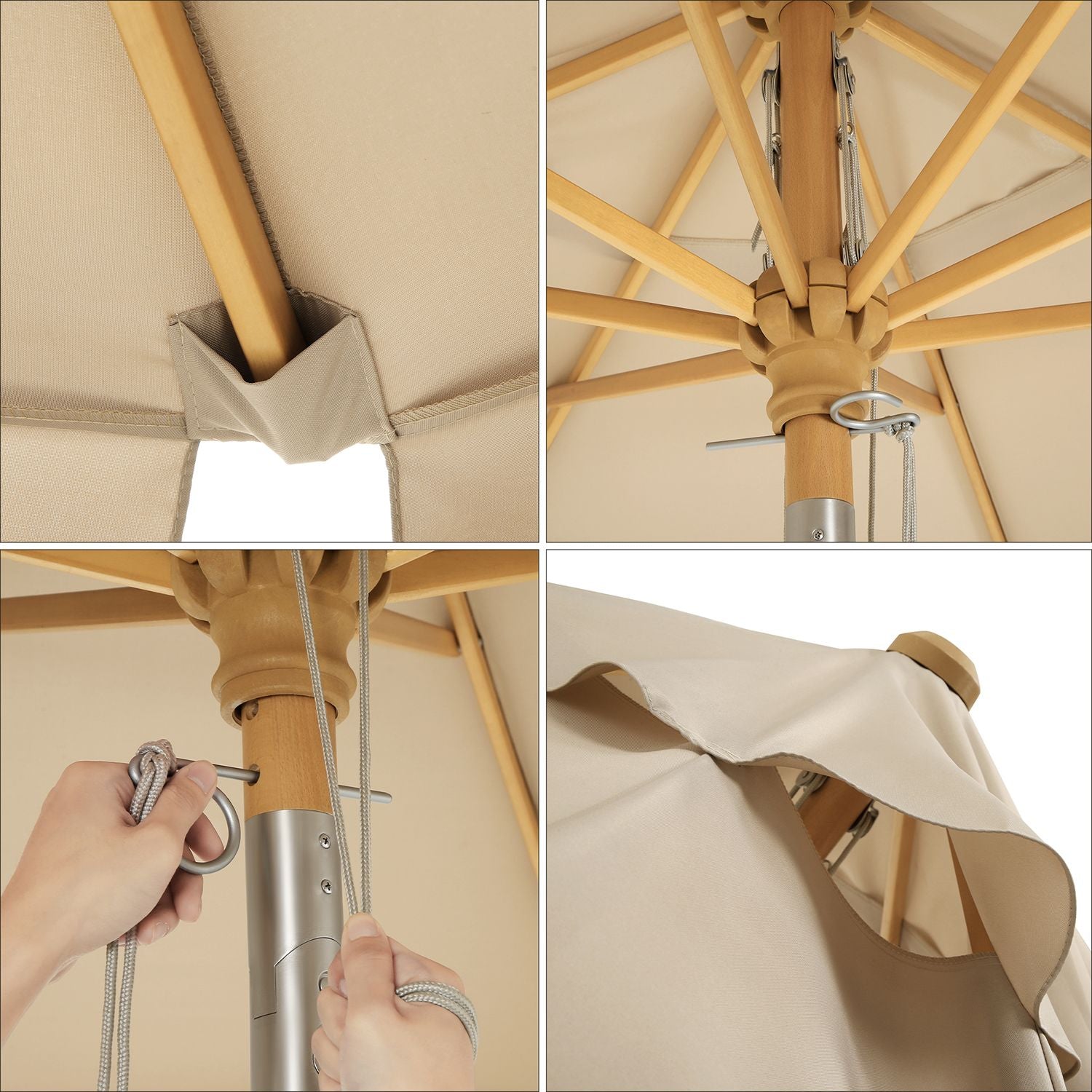 Produkt ogrodowy, khaki, 300 cm