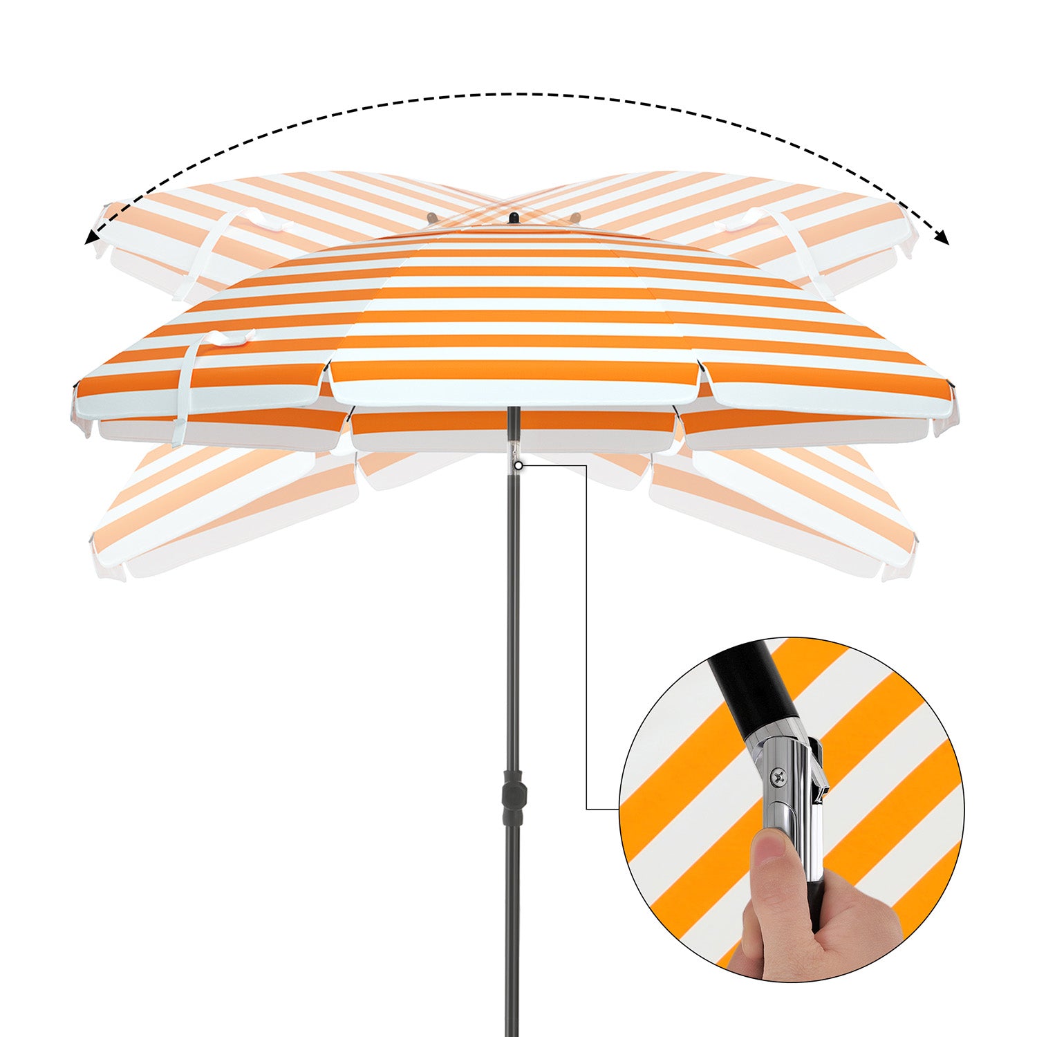 Produkt ogrodowy, orange, 160 cm