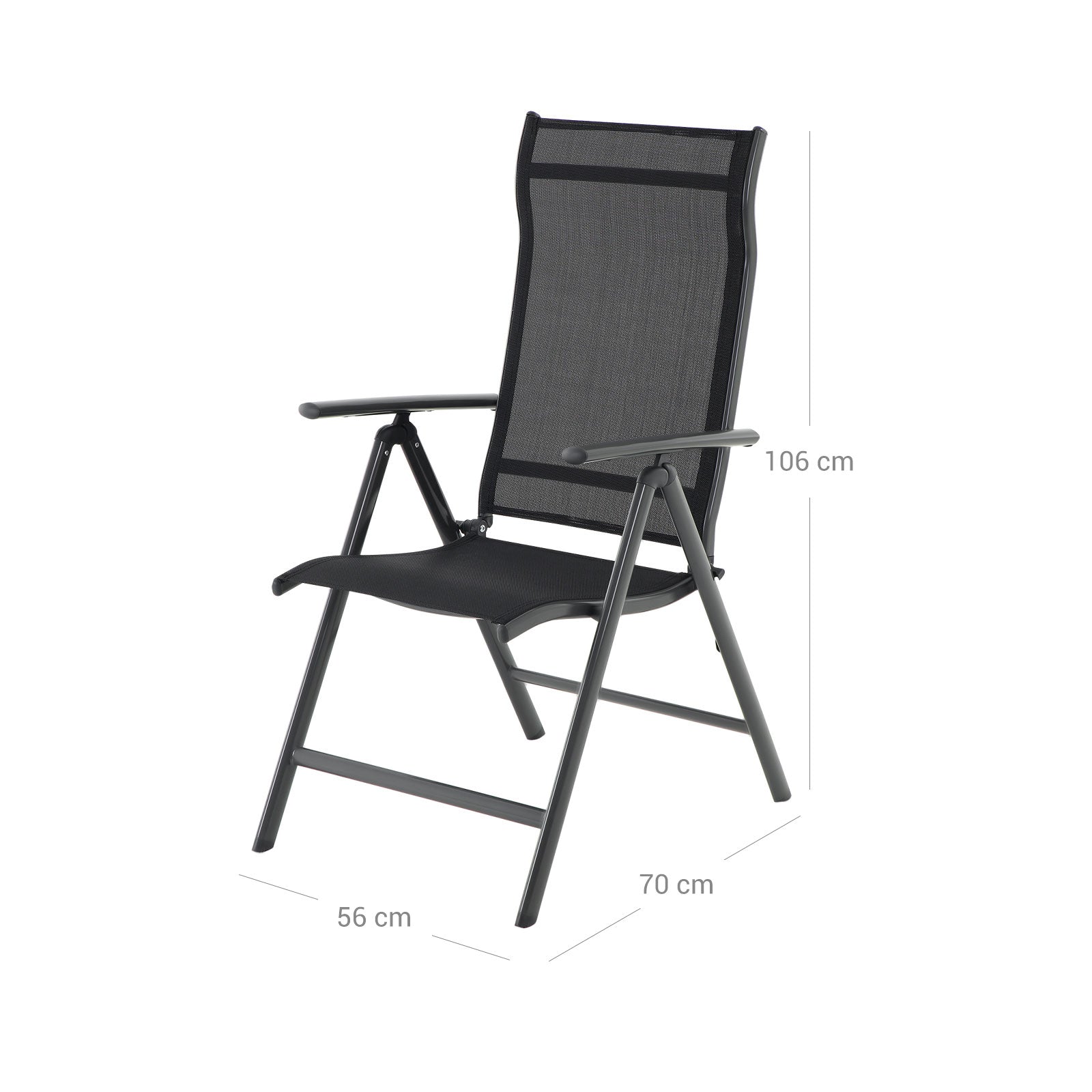 Produkt ogrodowy, czarny, 56 cm