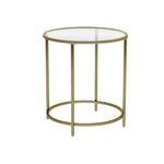 Stolik boczny, pale gold, 50 cm