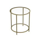 Stolik boczny, pale gold, 50 cm