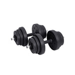 Zestaw hantli regulowanych 2x10 kg czarny