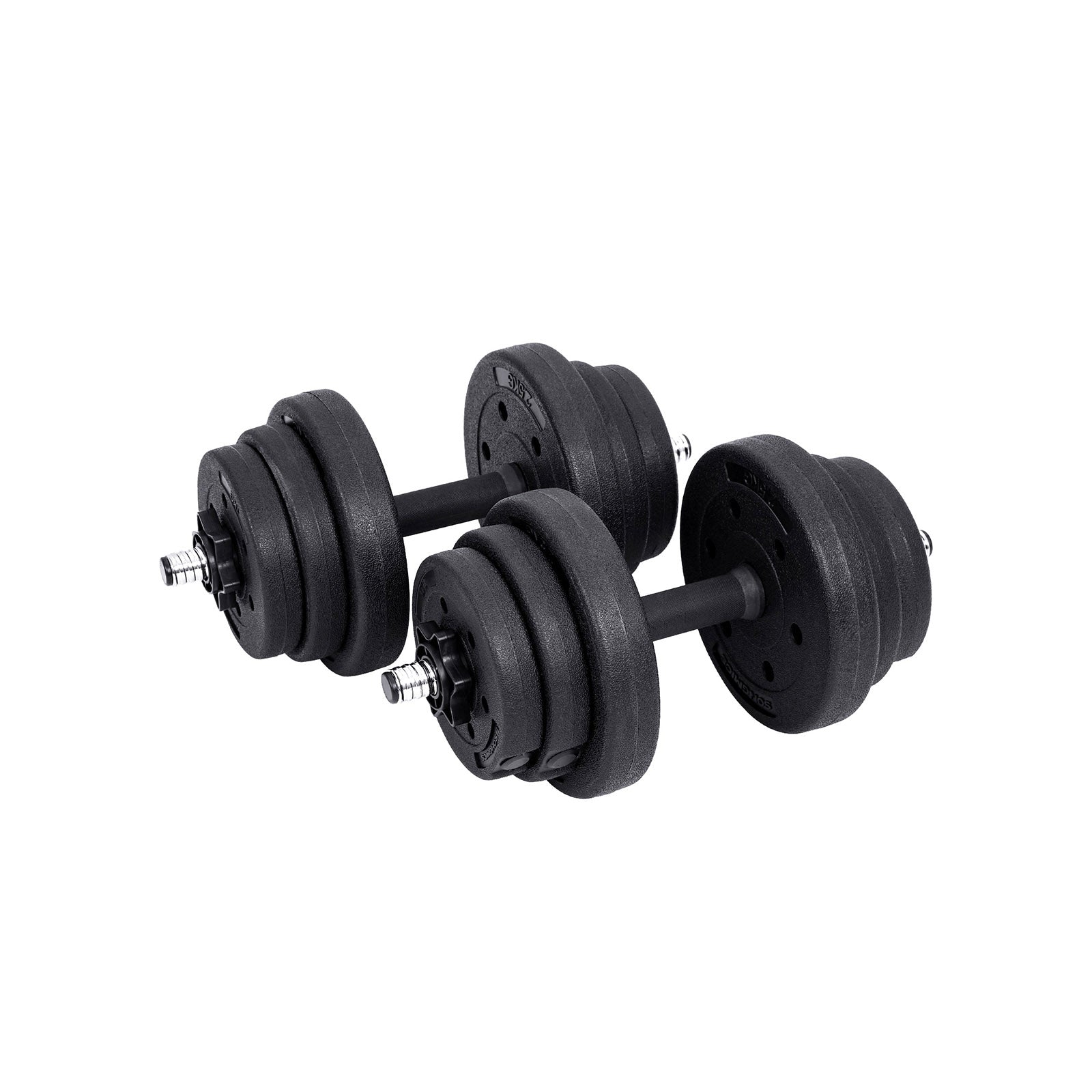 Zestaw hantli regulowanych 2x10 kg czarny