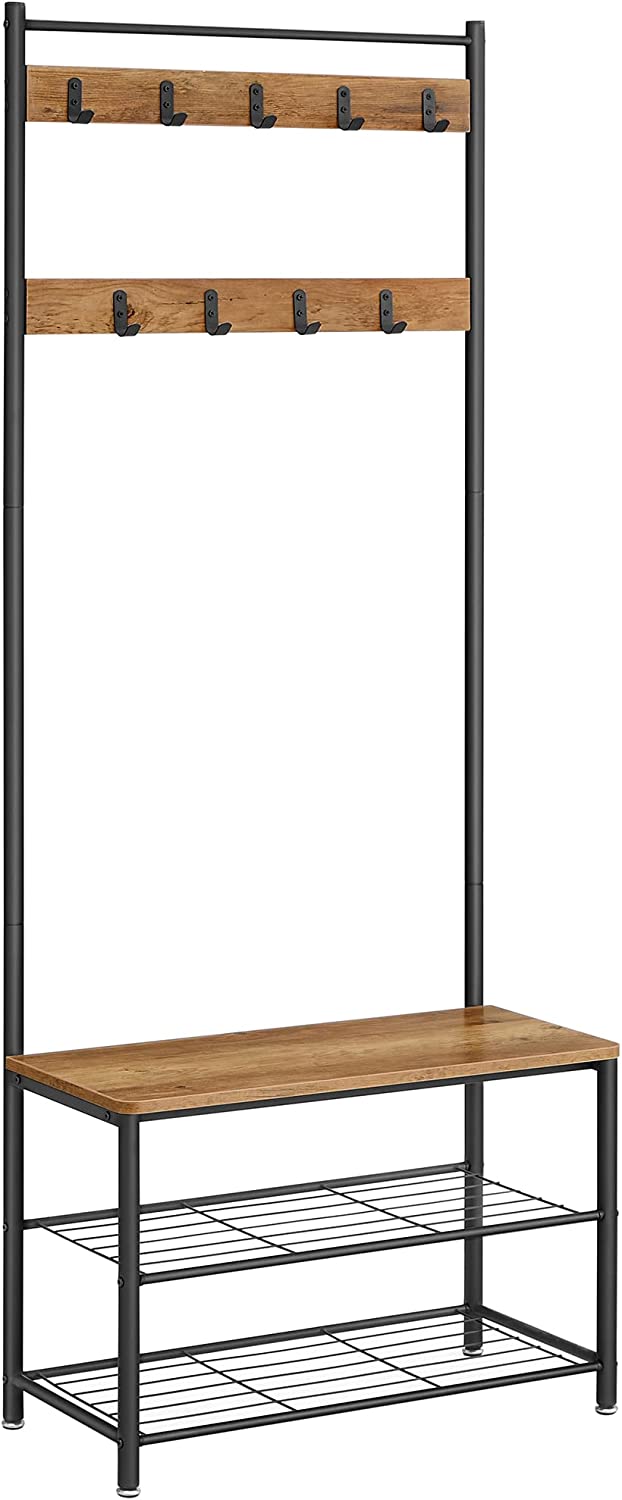 Regał na buty, honey brown, 70 cm