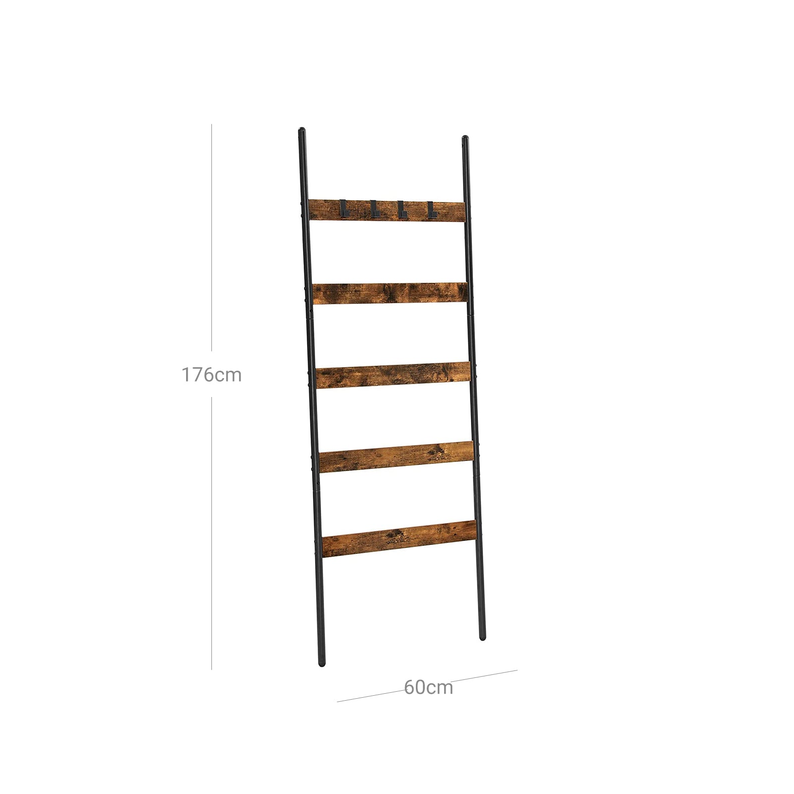 Mebel do domu, rustykalny brąz, 65 cm