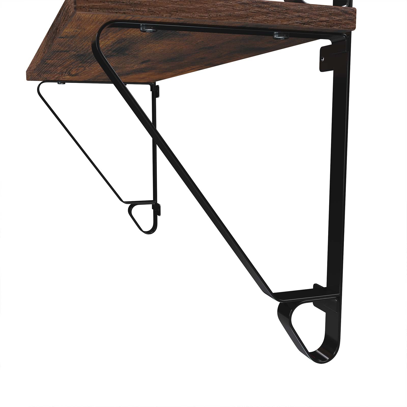 Wieszak stojący, rustykalny brąz, 60 cm